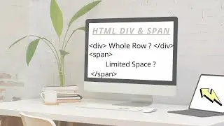 div and span in html | HTML | html tutorial for beginners