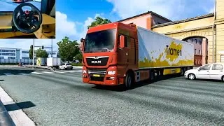 460HP MAN TGX 6XXL - Euro Truck Simulator 2 | Logitech G29 Gameplay