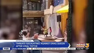 Threats 'escalating' against drag queen targeted by right-wing hate after viral TikTok