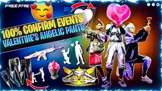 OLD ANGELIC PANTS RETURN | VALENTINES ALL FREE REWARDS IN FREE FIRE | FF ANGELIC PANTS EVENT
