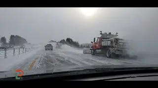 MN DOT I-35 Snow Convoy Plow Gang - Twin Cities | January 5, 2021