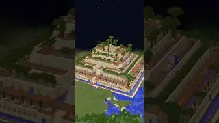 Insane Minecraft Build: Hanging Gardens of Babylon 🌿🏛️