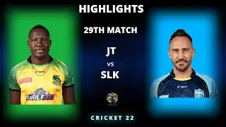 JT vs SLK 29th Match CPL 2022 Highlights | JT vs SLK Full Match Highlights | Hotstar | Cricket