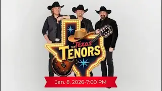The Texas Tenors&mdash;America&rsquo;s favorite trio&mdash;live on stage at The Fitzgerald Performing Arts Center!