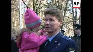 ISS crew farewell ceremony