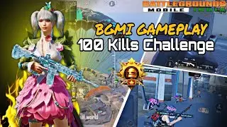 🔥 BGMI Gameplay &ndash; 100 Kills Challenge | Insane Pro Level Skills 💥 | Battlegrounds Mobile India