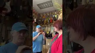 Attempt to fix a harmonica is interrupted with some pretty funny sarcasm. Rocktownmusic.net.