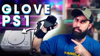A POWERGLOVE do PS1? Peculiar controle em forma de luva pra voc&ecirc; jogar com uma m&atilde;o! #ps1 #glove