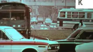 Early 1970s Japan, Busy Roads, Cars, Transport, Colour Archive Footage