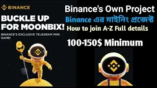 Binance's Own Telegram Mining project || better then Notcoin And Dogs|| Easily 100$ Profit