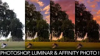 the ULTIMATE sky replacement tutorial Photoshop Luminar AI and Affinity Photo