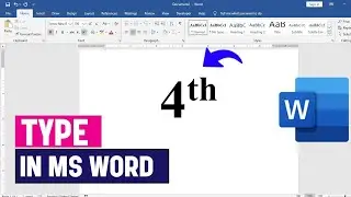 Как написать цифру 4 в Microsoft Word | Урок по написанию надстрочных цифр