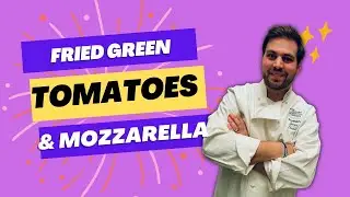 Fried Green Tomatoes + Zucchini Flowers