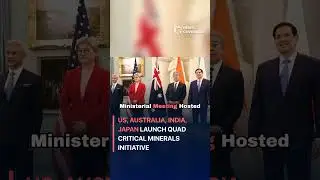 US, Australia, India, Japan Launch Quad Critical Minerals Initiative #worldnews #news