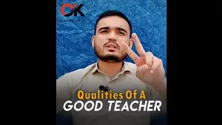 Qualities Of A Good Teacher --|Must Watch| |Life Lessons| |Education| |Guidance| With Osama Khan 