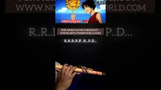 We Are Flute Cover + Notes | One Piece OP 1 | #onepiece #flutetutorial #flutenotes #flutemusic