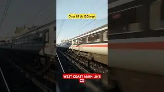 Class 87 @ 120kmph #shorts #westcoastmainline #trainsimworld5 #trainsim #railway #trainsimworld
