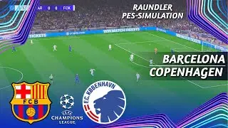 Barcelona vs F.C. Copenhagen | UEFA Champions League 2025/26 | PES 2021 Simulation