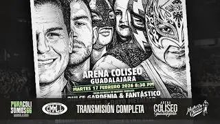 CMLL DESDE LA ARENA COLISEO DE GUADALAJARA: 17 DE FEBRERO 2026