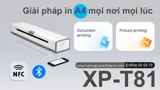 Máy in a4 di động Xprinter XP-T81 - máy in giấy A4