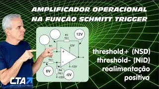 Amplificadores operacionais com realimentação positiva   Schmitt Triggert