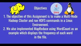 Hadoop Multi Node Cluster Setup | HDFS | Implementing MapReduce