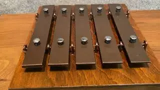 Deagan Musical Dinner Plate NBC / Dining Car Chimes 5-Note Model 500 with Mallet