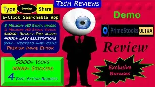 PrimeStocks Ultra Review, Bonuses, Demo: Videos, Images, Vectors, Animations, GIFs, Audios & Editor