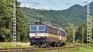 Vlaky Slovensko - Es&aacute;, Dvojička a Okuliarniky na trati ŽSR 180