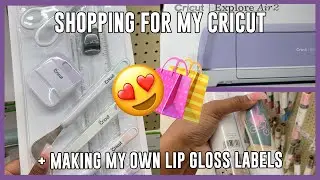 Vlog: Buying My Cricut!! | Cricut Explore Air 2 | Making My Own Lip Gloss Labels 2020