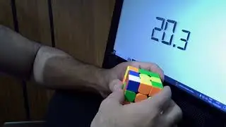 TREINANDO CUBO M&Aacute;GICO 3x3 - T&Ocirc; APRENDENDO O CFOP #cubom&aacute;gico #cubomagico #cubinglife