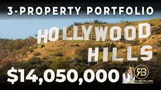 Hollywood Hills Luxury Homes For Sale | 3 Estates $14M Portfolio | Rita Benelian #RitaBenelian