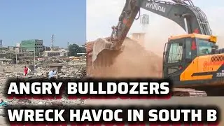 DEMOLITION IN SOUTH-B NAIROBI  TODAY:FAMILIES TO SLEEP IN THE COLD