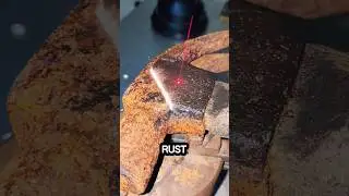 Laser Cleaning a Hammer #shorts #laser #cleaning