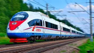 ЖЕЛЕЗНАЯ ДОРОГА. Летит Сапсан быстрее ветра