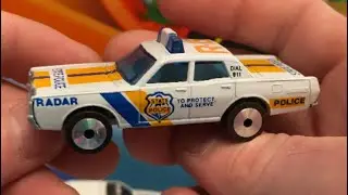 Matchbox vs Johnny Lightning Police Cars Featuring Laser