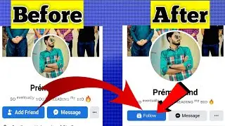 How To Add Follow Button On Facebook Profile 2022| how to activate follower option in Facebook 2022