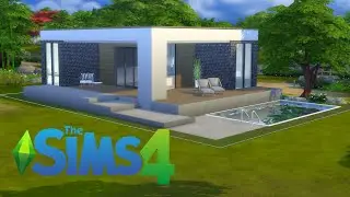МАЛЕНЬКИЙ СОВРЕМЕННЫЙ ДОМ С БАССЕЙНОМ | SMALL MODERN HOUSE WITH SWIMMING POOL | THW SIMS 4