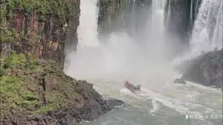 Boat Ride into the Mist, Iguazu Falls, Hi Travel Argentina from yanqing x. 🏞️