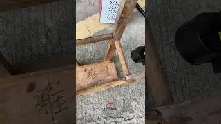 Pulse Laser Cleaning Machine Paint Removal on Wood #lasercleaningmachine