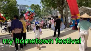 The extremely special lion dance of my hometown's ethnic festival | rural life in Vietnam