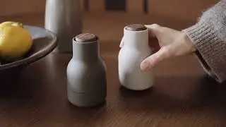 Introducing the new Small Bottle Grinders Designed for Audo Copenhagen by Norm Architects