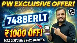 Hidden PW Coupon Code: Save ₹500/₹1000 Instantly! (100% Working)​