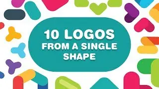 LOGO DESIGN CHALLENGE! - 10 logos from a single shape
