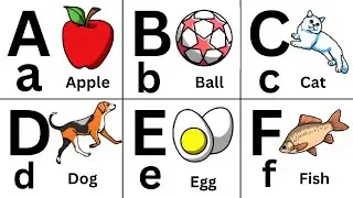 A for apple b for ball C for Cat | Alphabets A to Z | A for B for | English Alphabets | Kids Video