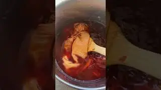 Dyeing with Plants: Onion Skins 🧅 #naturaldye #fiberarts