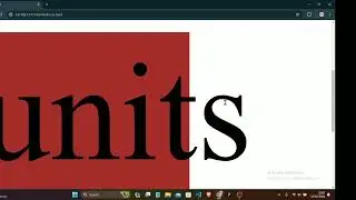 units in css.