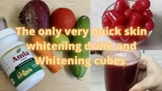 Full Body Whitening Drink.skin whitening beetroot ice cubes Beetroot drink#beautycubes#fairnessdrink