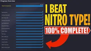 I finished EVERY Achievement in Nitro Type! 100% Complete Challenges in Nitro Type!