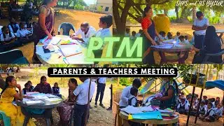 Today's program PTM ( parents and teachers meeting) conducted in our school. 